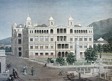 The old Hong Kong Club Building by Piers Williams