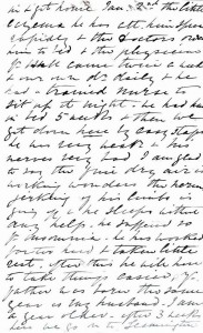 Page 2 of letter written by Julia Newmarch