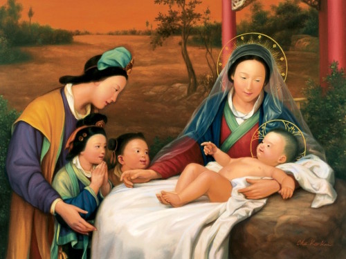 Chinese Christian Nativity