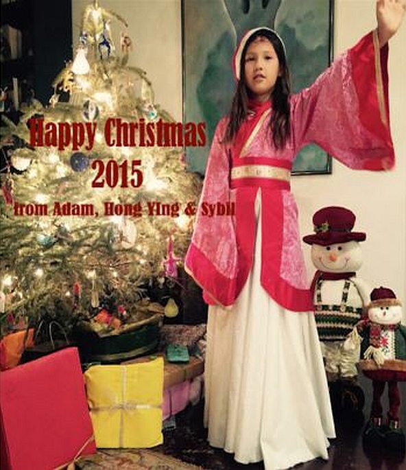 Happy Christmas 2015 from Adam, Hong Ying and Sybil