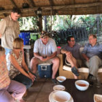 Kate, Charlotte, Charles, Peter and Andrew Newmarch with Adam