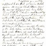 Letter from W J S Newmarch to his mother February 24th 1879
