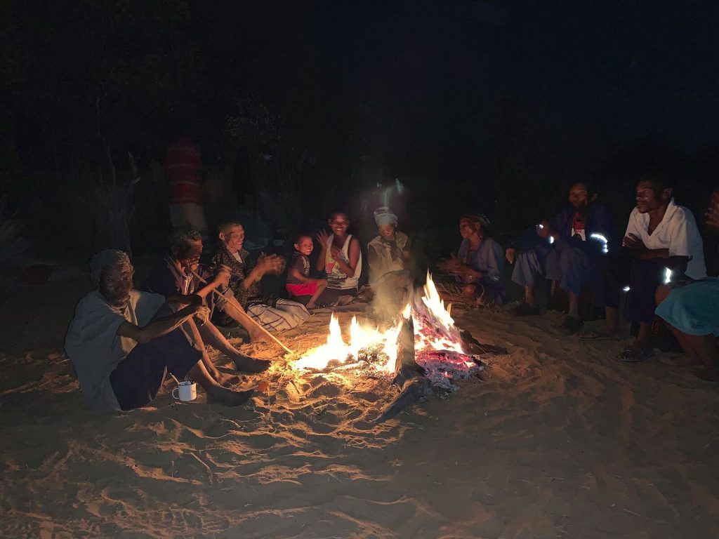 Trance dance at Acague, Botswana